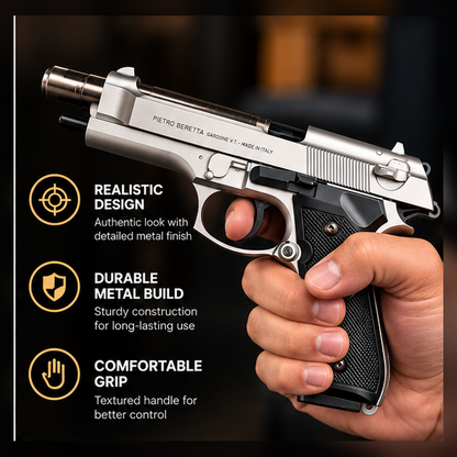 Soft Metal Gun Toy