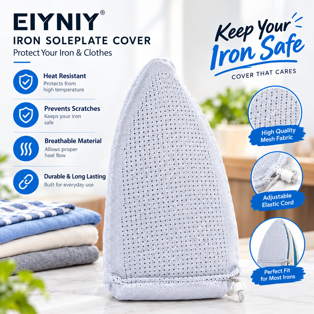 Steam Iron Teflon Shoe Cover